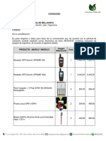 Carta Cotizacion Equipos Ingenieria