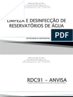 Orientações para Limpeza e Desinfecção de Reservatórios - Apostila