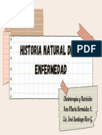 Historia Natural de La Enfermedad: Dietoterapia y Nutrición Ana María Bermúdez A. Lic. José Santiago Rico G