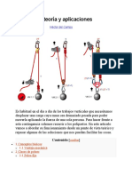 Polipastos - Teorías y Aplicaciones