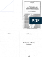 WAELHENS, Alphonse de - La filosofía de Martin Heidegger