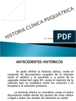 Historia Clinica Psiquiatrica.