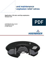 Operation-And Maintenance Manual For Explosion Relief Valves Type EVO