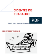 Acidentes de Trabalho: Profº. Msc. Manoel Gomes de Araujo Neto