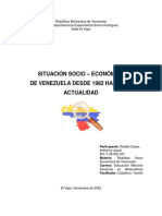 Realidad Socio-Económica de Venezuela. Unidad 4.1