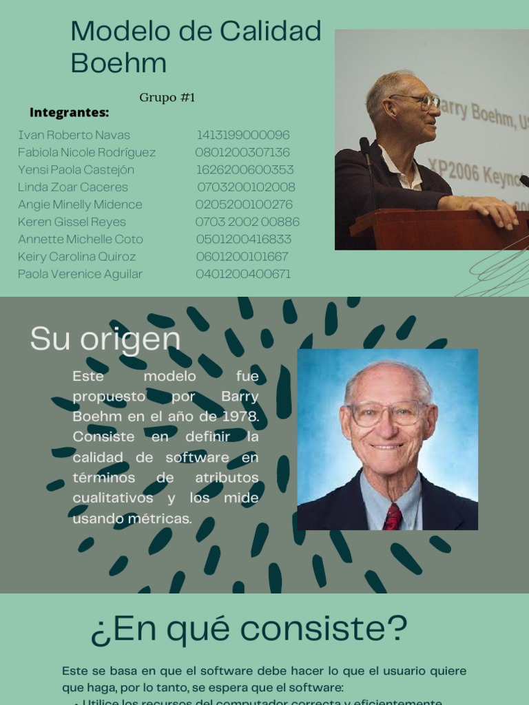 Modelo de Calidad de Boehm PDF Software Usabilidad