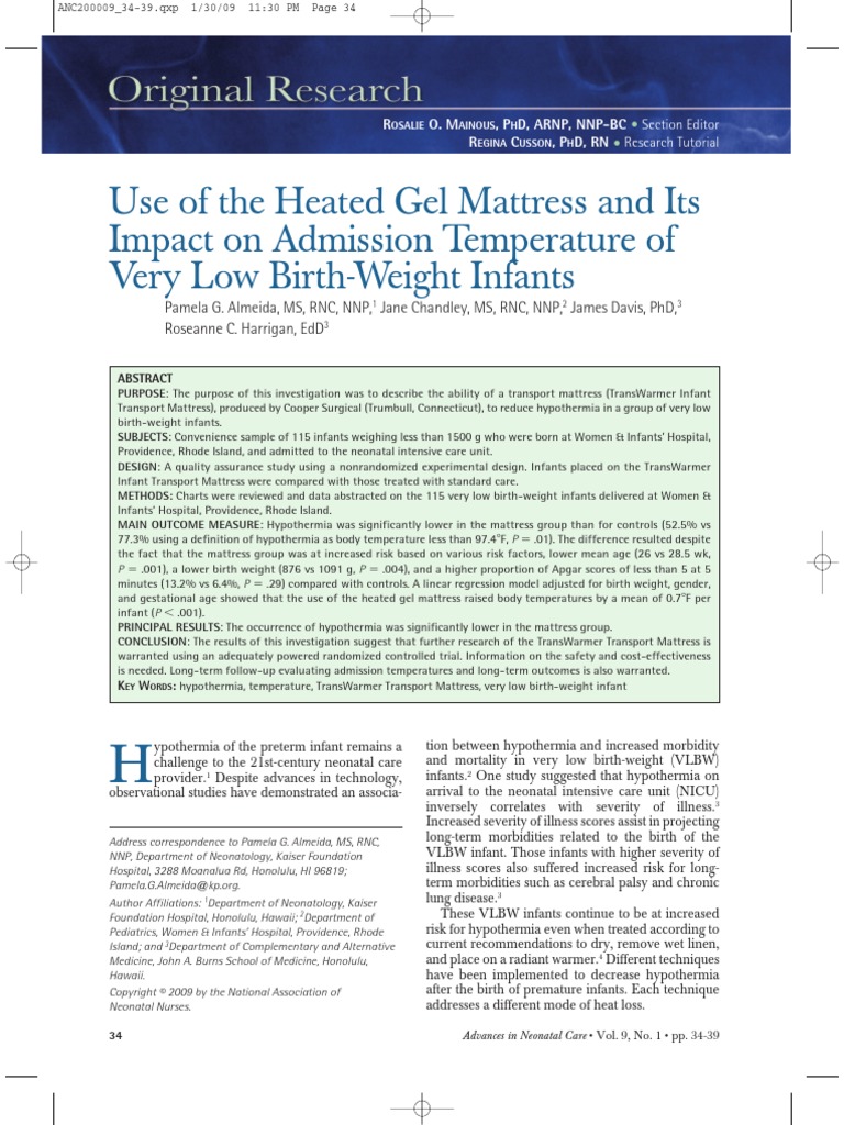 1 1 Use of The Heated Gel Mattress and PDF