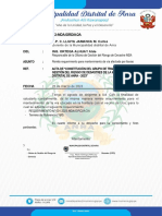 INFORME N°007-2023-MDA/GRD/AOA A: C.P. C. Lliuya Jamanca M. Carlos DEL: Ing. Ortega Alhuay Aldo