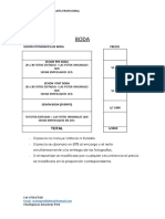 Proforma Boda Fotografo Mario Portilla