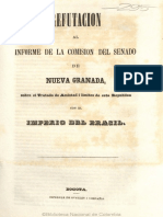 Informe de La Comision Del Senado: Nueva Granada