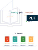 Choosing Your Coursebook