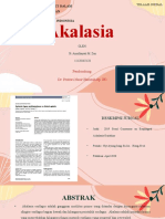 Akalasia: Bagian Ilmu Penyakit Dalam Fakultas Kedokteran Universitas Muslim Indonesia