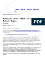 Global and Chinese CMOS Camera Module Industry Report