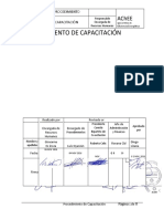 Procedimiento de Capacitación 1 PDF