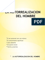 La Autorrealizacion Del Hombre