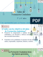 Taller de Formación Ciudadana: Semana 5 Del 03.04.23 - 06.04.23