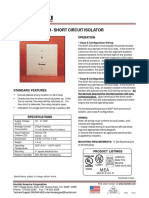 Sci - Short Circuit Isolator: Operation