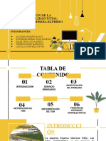 Tema:: Implementación de La Gestión de Calidad Total (TQM) en La Empresa Expreso Marvisur Eirl