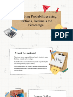 Probability Math Education Presentation in A Colorful Scrapbook Style