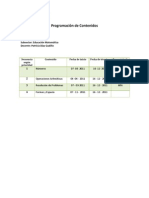 Planificacion Matematica 1º