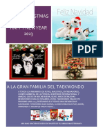 Merry Christmas & Happy New Year 2023: A La Gran Familia Del Taekwondo