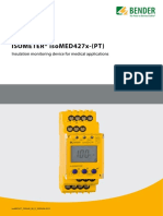 Isometer® Isomed427X - (PT) : Insulation Monitoring Device For Medical Applications