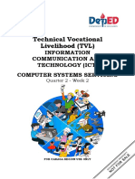 Technical Vocational Livelihood (TVL) : Information Communication and Technology (Ict)