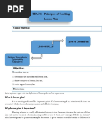 LessonPlan Module