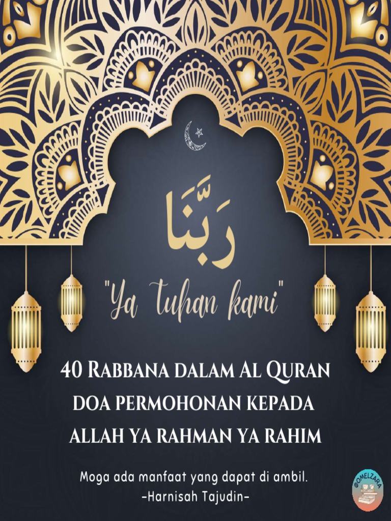 40 Doa Rabbana - Compressed | PDF