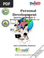 Personal Development: Quarter 1 - Module 3