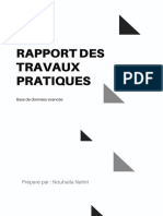 Rapport de TP Base de Données