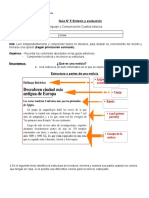 4°lenguaje Guía N°5 Ev. Formativa