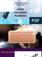 Vaper Una Moda Peligrosa