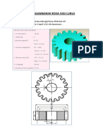 Tugas P9 PENGGAMBARAN RODA GIGI LURUS