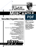 MERCANTILE LAW REVIEWER SECURITIES REGULATION