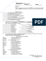 English 10 Phrasal Modifiers Identification Worksheet
