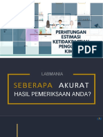 KETIDAKPASTIAN PENGUKURAN