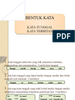 Kata Tunggal & Terbitan (BM)