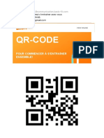 Qr-Code: Pour Commencer À S'Entraîner Ensemble!