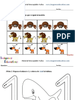 Ficha 1: Rodear El Dibujo Que Es Igual Al Modelo