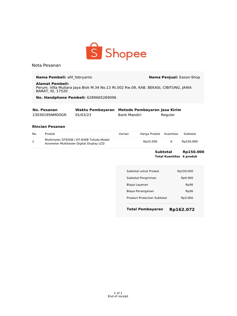 multimeter digital PDF