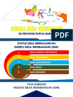 PAPARAN INDEKS DESA MMEBANGUN Desa PAPUA BARAT