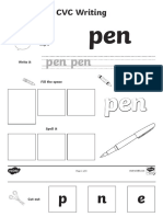 T L 1167 CVC Writing Word Activity Sheet Pack e - Ver - 3