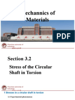 3.2 Stress of The Circular Shaft in Torsion