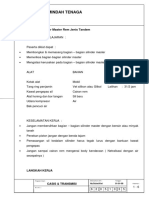 Overhaul Silinder Master Jenis Tandem Rem