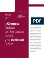 V Congreso Nacional: Del Secretariado Judicial Moret Público