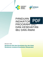 Panduan Indikator Program Gizi Dan Kesehatan Ibu Dan Anak