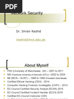 Network Security: Dr. Imran Rashid