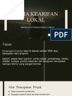 KELARIFAN LOKAL