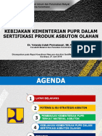 Kebijakan Kementerian Pupr Dalam Sertifikasi Produk Asbuton Olahan